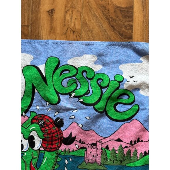 Vintage Scottish Nessie Tea Towel By Innes & Crome Ltd Designed In Scotland - Picture 5 of 9